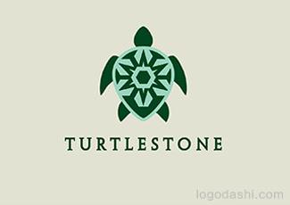 Turtlestone標志logo設計，品牌vi設計